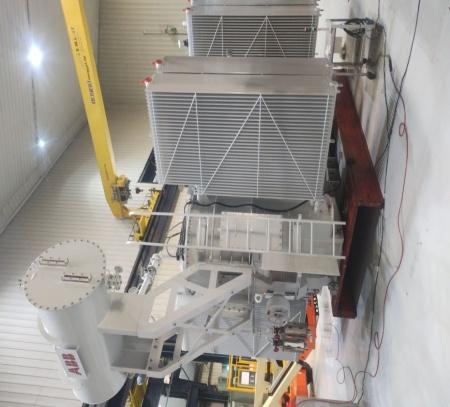 ABB large electrical power transformer manufacturing surveillance and factory acceptance test