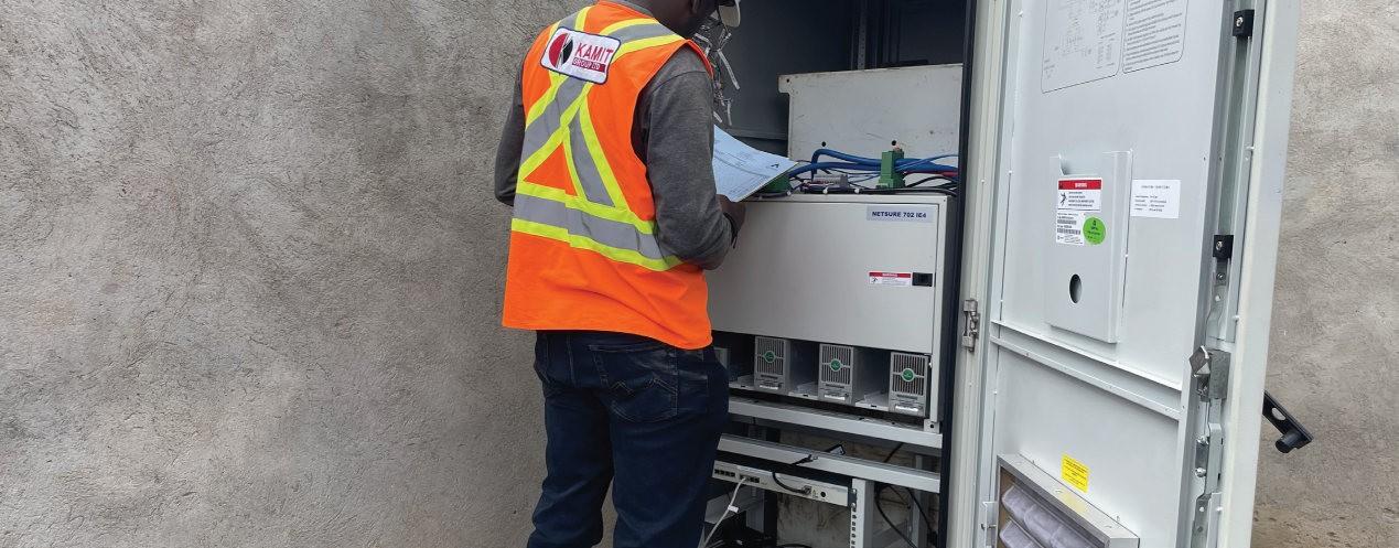 Telecommunications lattice tower verticality and structural QA inspection